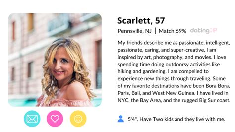 online dating profiles over 50